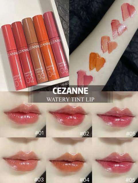 Cezanne Water Lip Tint 01